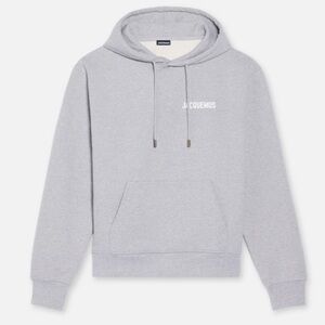 The Jacquemus sweatshirt Hooded sweatshirt. Grey